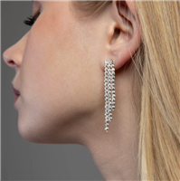 Orecchini Desmos Donna in Argento CRYSTAL DROP 3F W - CRYSTAL DROP 3F W